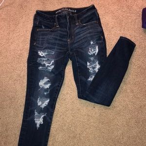 Ae ripped jeans